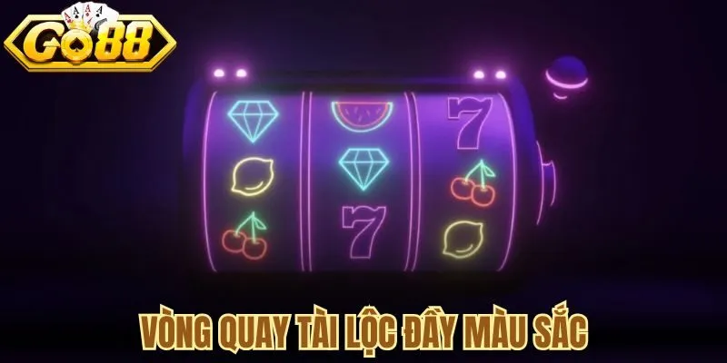 Vòng quay tài lộc đầy màu sắc
